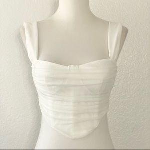 Elegant White Women's Top